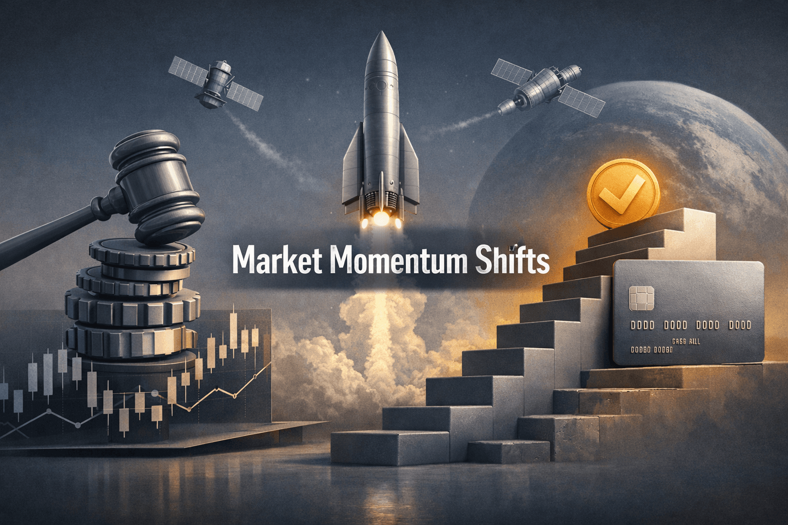 Regulatory Wins, Satellite Service Launches and Payment Milestones Drive Busy Session — Volatility and Active Flows Dominate