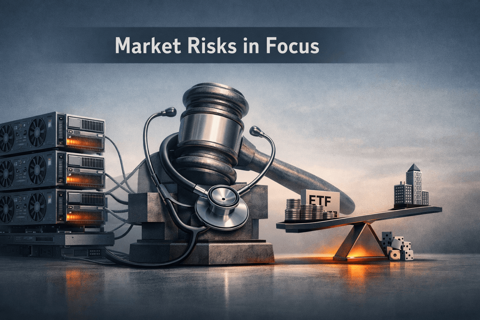 AI Compute Infrastructure, Legal Risk in Healthcare and ETF NAV Noise Lead Wednesday’s Market Chatter