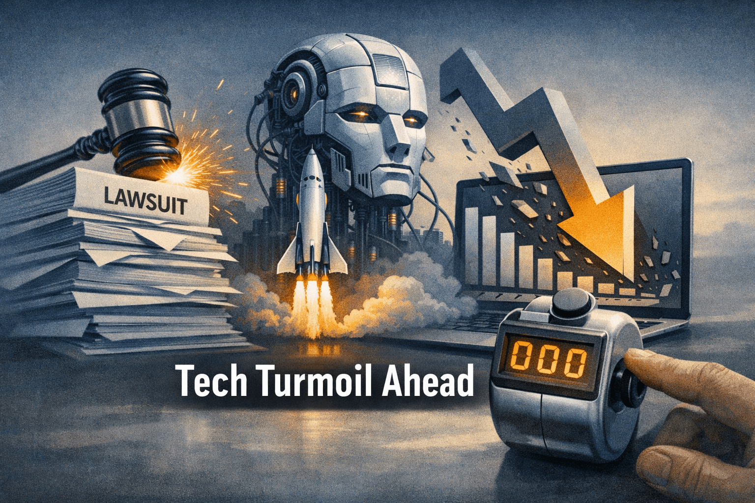 Legal Fireworks, AI Disruption and Tech Credit Noise Dominate Tape — MSFT Sued, NVDA Rallies, Google Loses Clicks