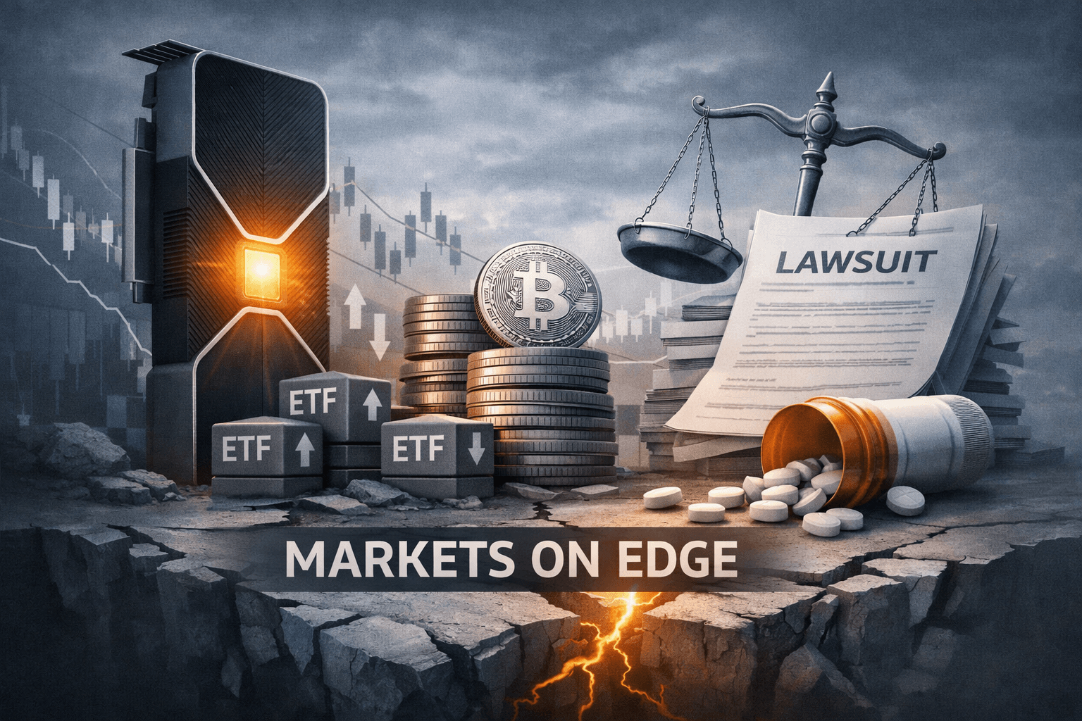 NVDA Rally, Heavy ETF Flows and a Surge in Litigation Notices Define a Volatile July 13 Tape