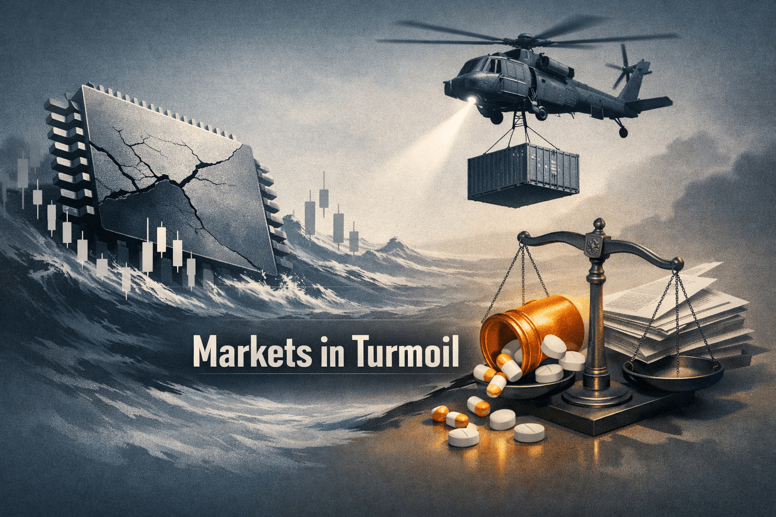 Market Crosscurrents: Intel Slides, Lockheed Wins Big, Vanda Clears Regulatory Hurdle — Legal and Volume Risks Rise
