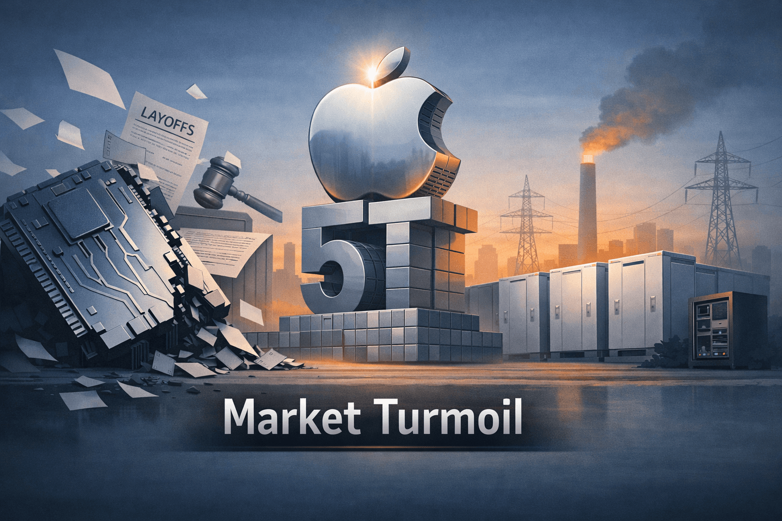 Tech Turbulence, Apple Hits $5T, and Energy Scale-Up: Markets Digest — July 28, 2026