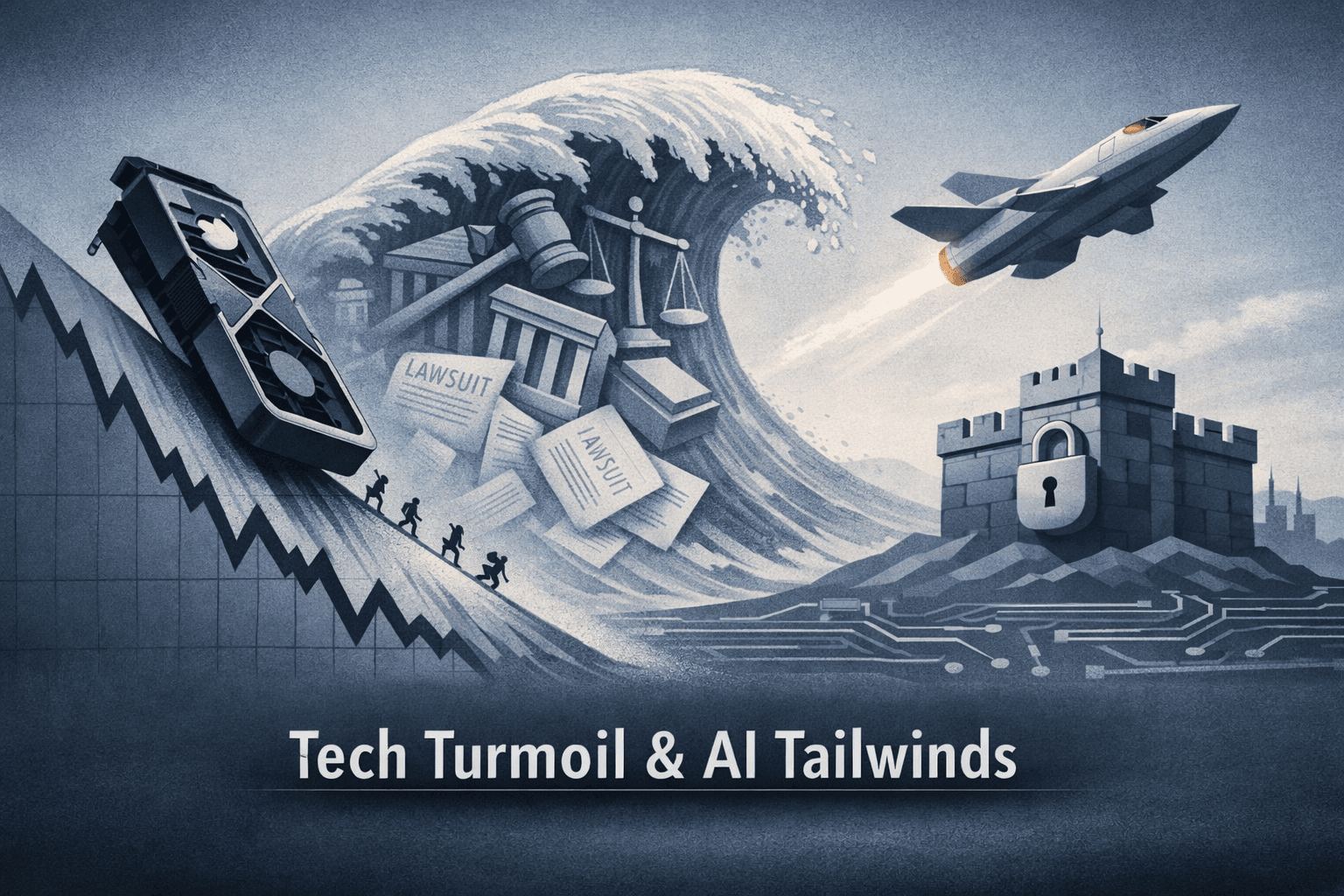 Tech Slide, Litigation Wave and AI Tailwinds: NVDA Pullback, Multiple Securities Suits, and Fortinet Upgrade Lead the Day