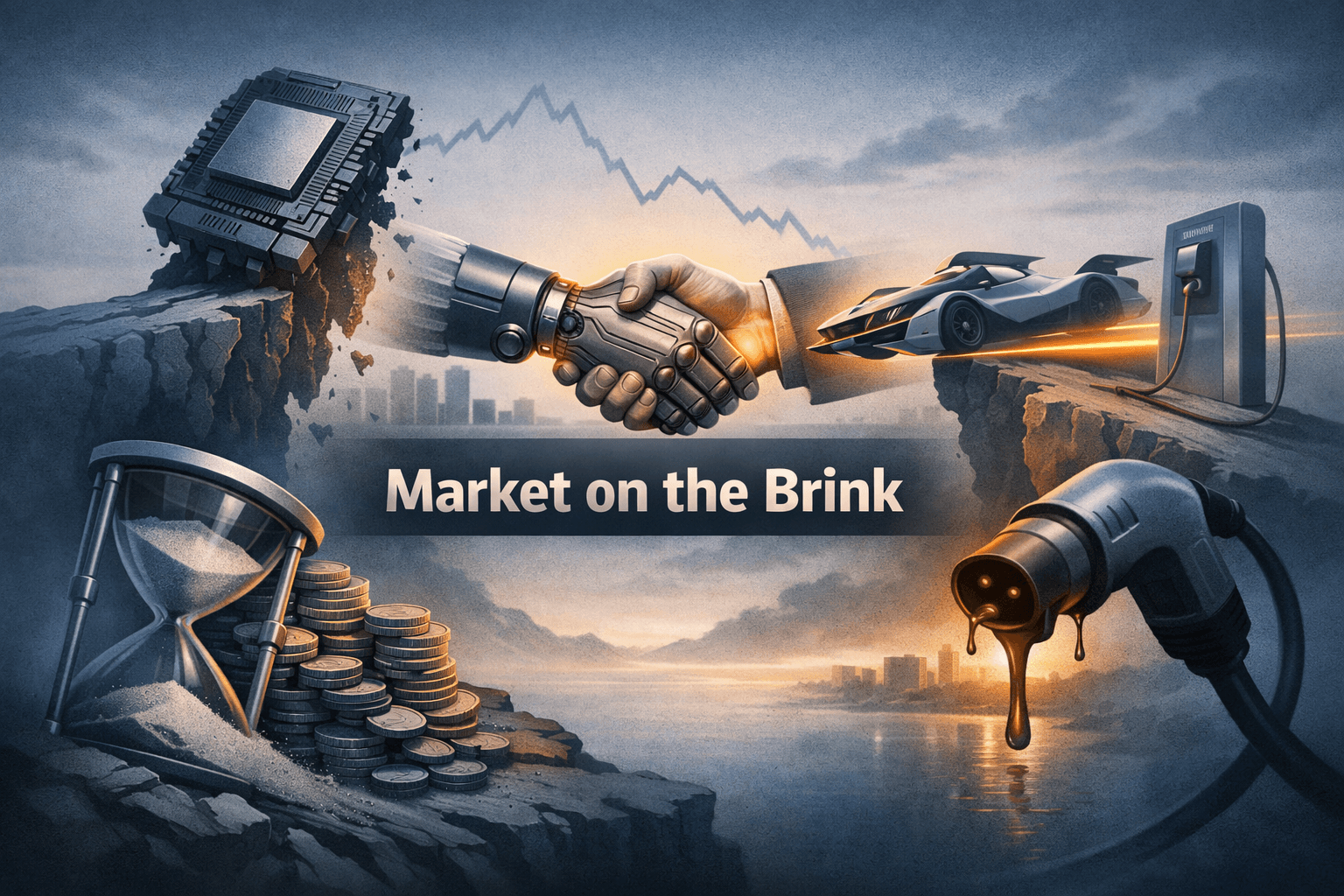 AI tie-ups and streaming deals headline a choppy tape — Nvidia pullback, EV charging wins and microcap liquidity dominate action
