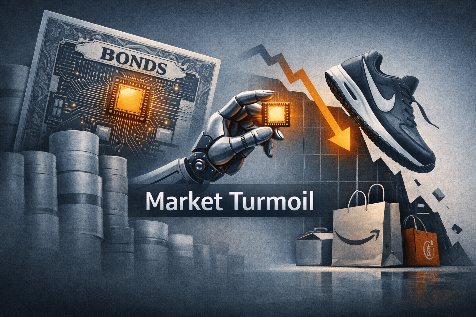 Bond Demand, AI Upgrades and a 52-Week Low: Market Flows Define Monday's Tape
