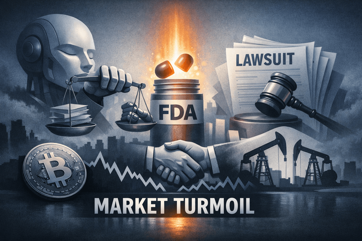 AI Push, FDA Win, and Legal Headwinds: Markets Digest — Aug. 25, 2026