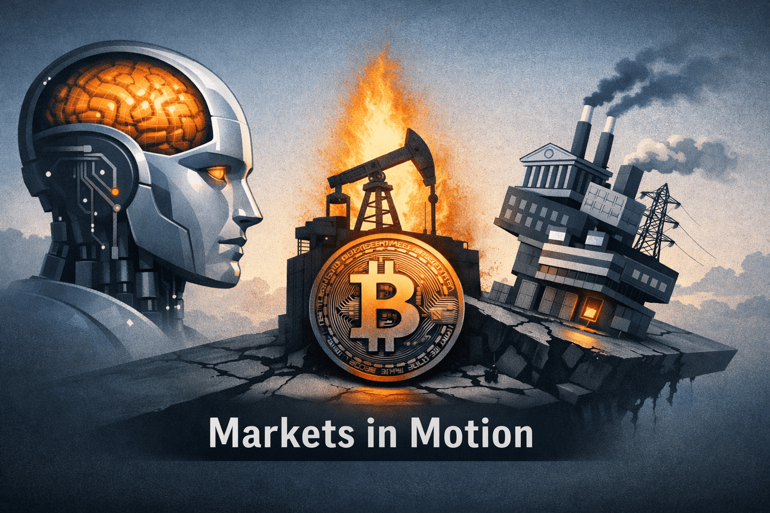 AI, Oil and Institutional Crypto: Mixed Momentum Powers a Sector-Specific Market Rally