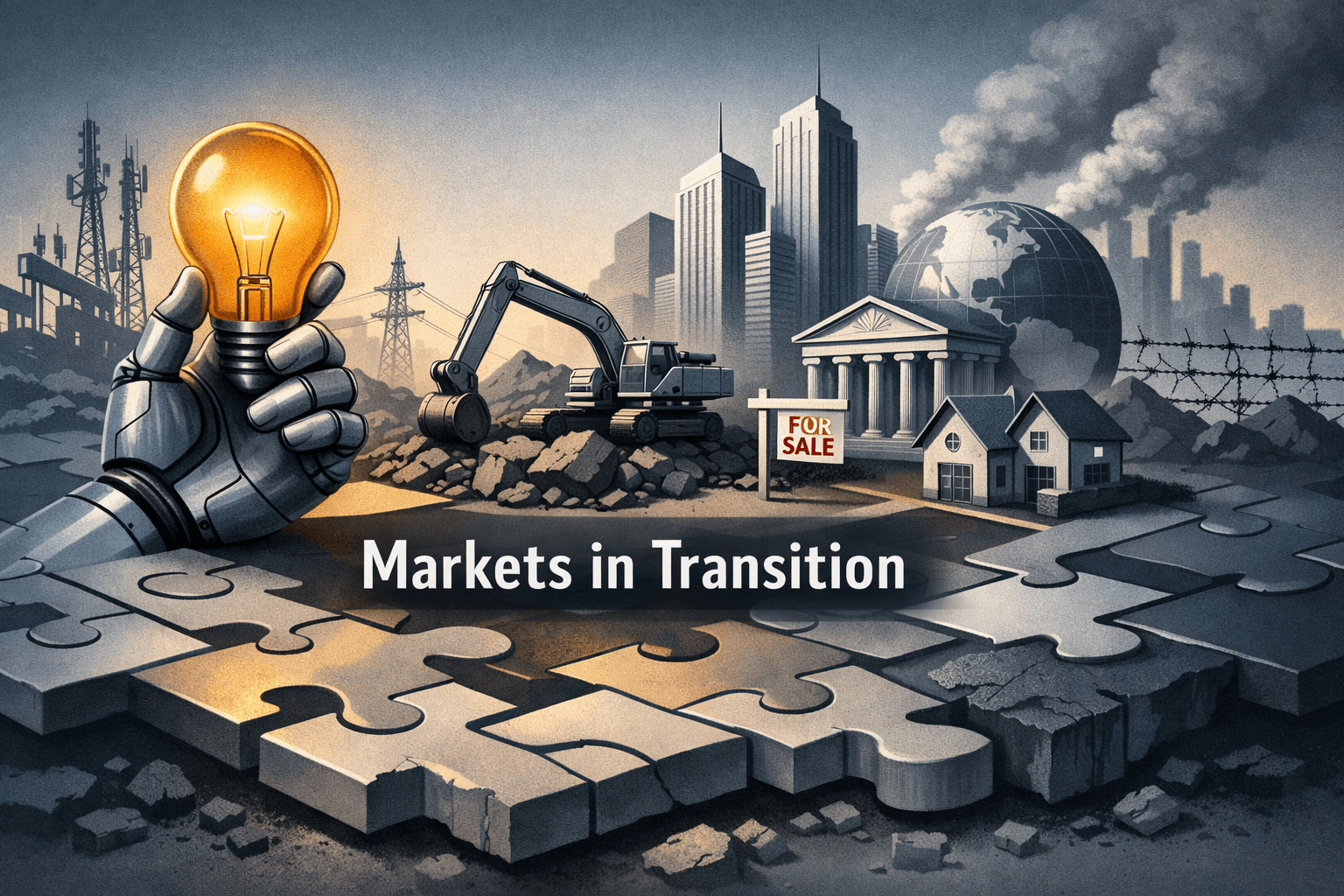 AI and Energy Transition Drive a Patchwork Market — Tech, Materials and Real Estate Lead as Macro Risks Keep Rally in Check