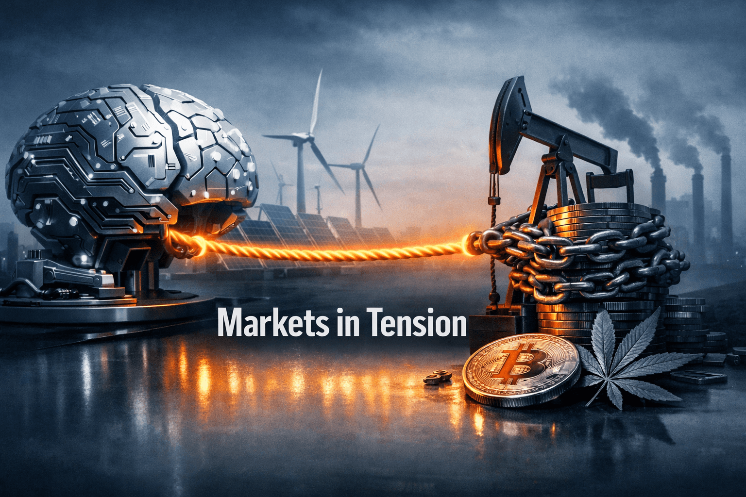 AI Momentum, Energy Tightness and Renewables: A Cross‑Sector Day of Contrasts