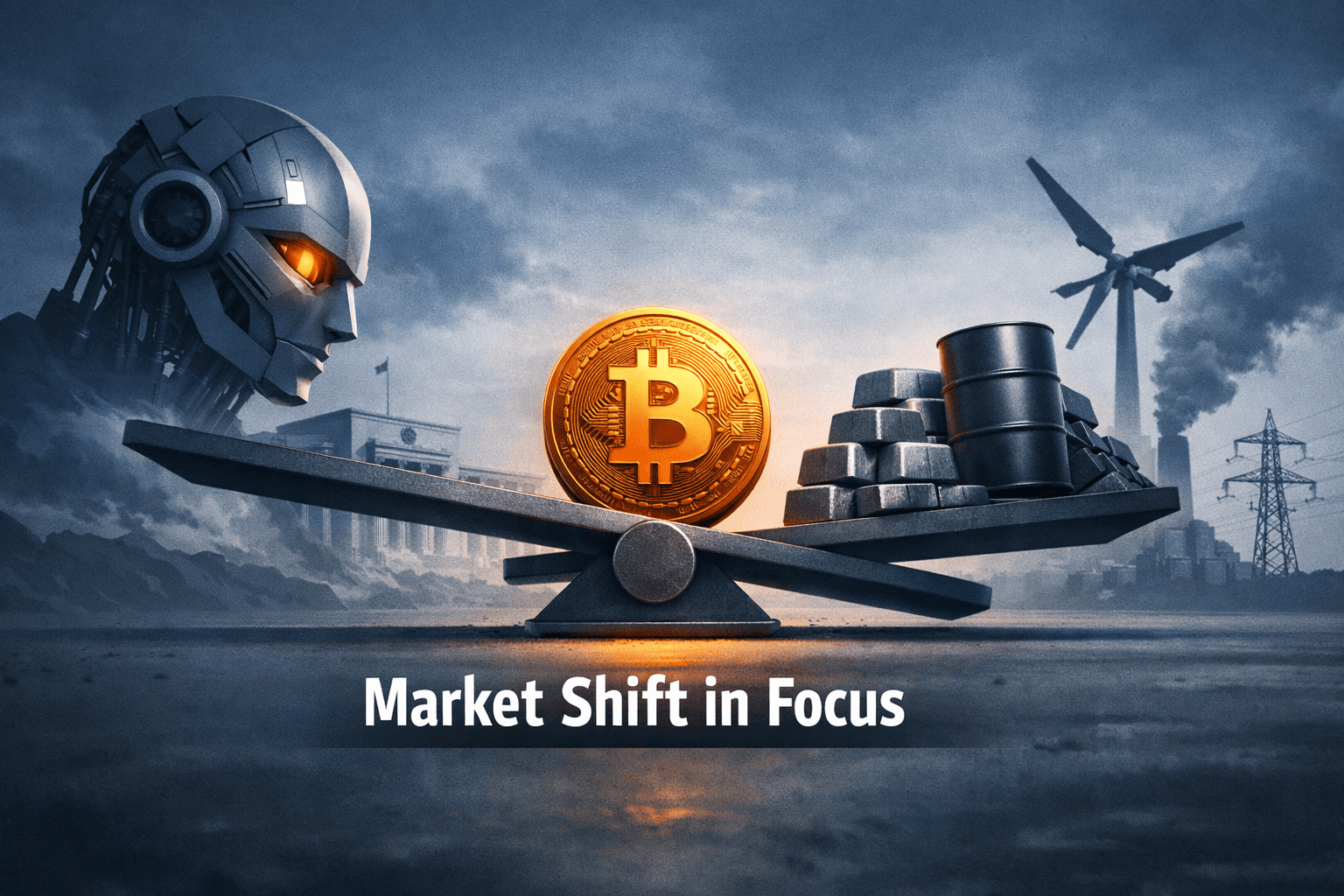 AI, Bitcoin and Materials Lead a Cross-Market Rotation as Policy and Macro Risks Keep Traders Guarded