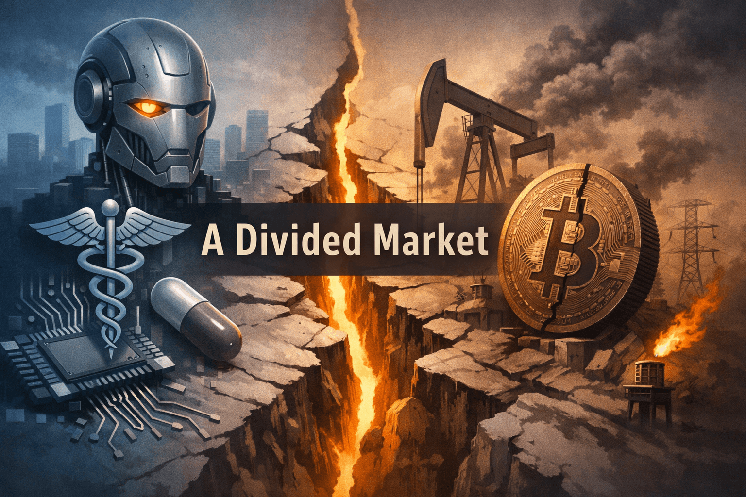 AI, M&A and Geopolitics Drive a Patchwork Market: Tech and Health Lead as Crypto and Energy Face Headwinds