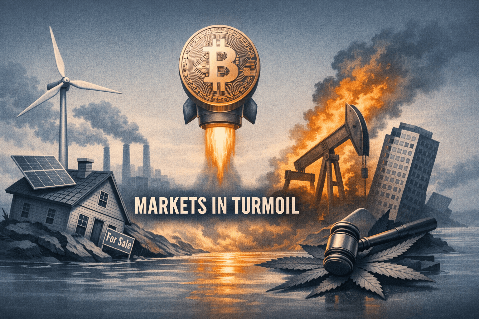 Crosswinds and Breakouts: Bitcoin Hits $80k as Oil Spikes, Renewables Win Amid Policy Headaches — A May 4 Sector Recap