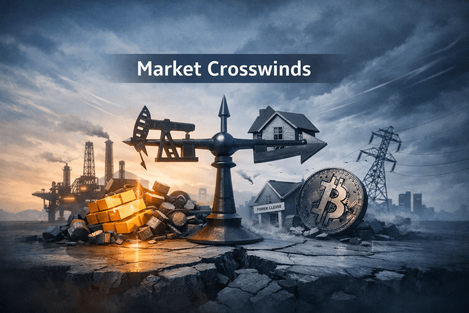 Mixed Markets, Sector Divergence: Energy and Materials Lead While Real Estate and Crypto Face Fresh Headwinds