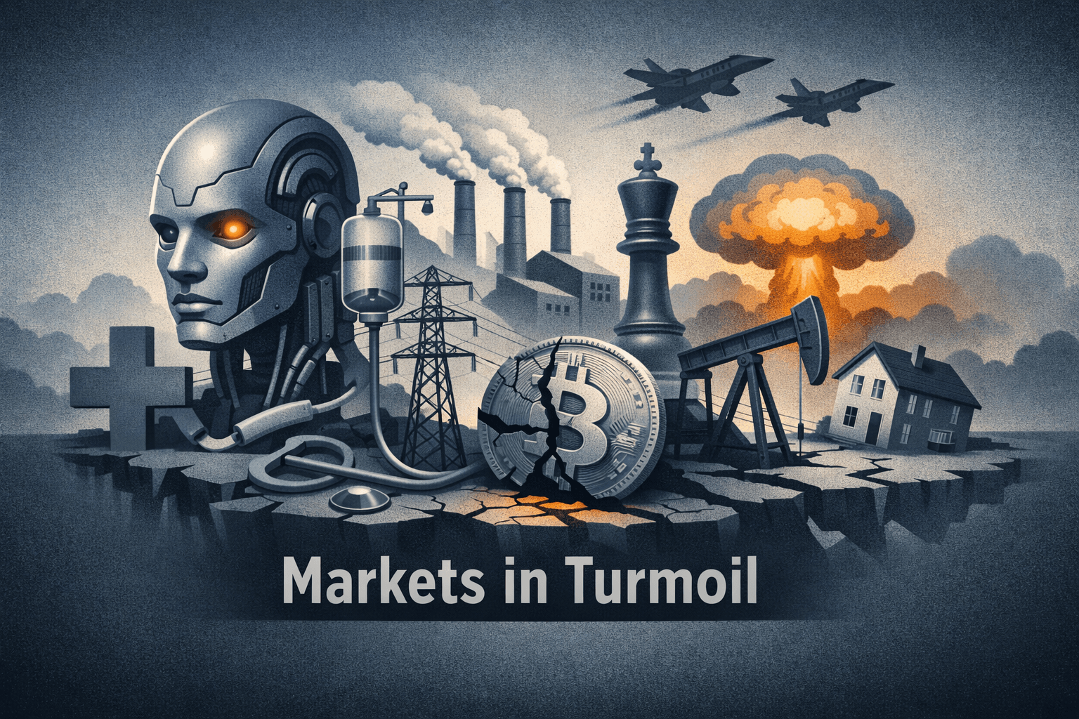 AI, Deals and Geopolitics: Tech, Healthcare and Utilities Lead a Mixed Market; Crypto and Energy Face Headwinds
