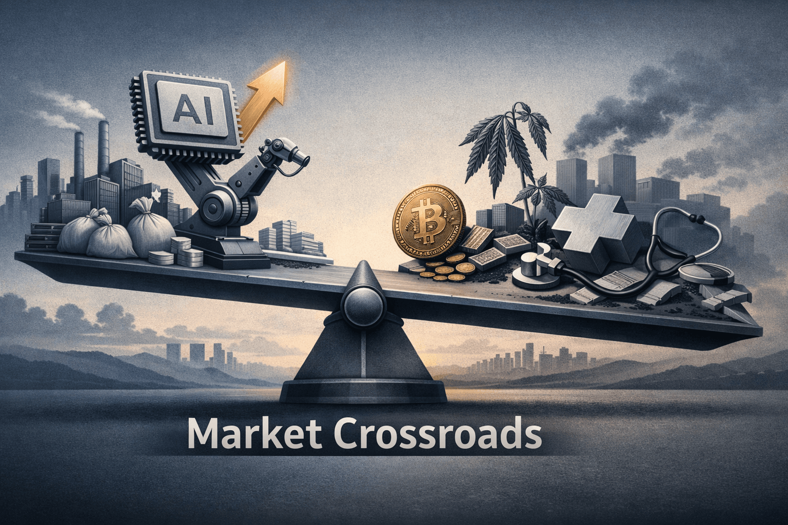 AI Momentum and Regulatory Jitters Drive Mixed Tape — Nvidia Sparks Hardware Rally as Cannabis, Crypto, and Health Face Headwinds