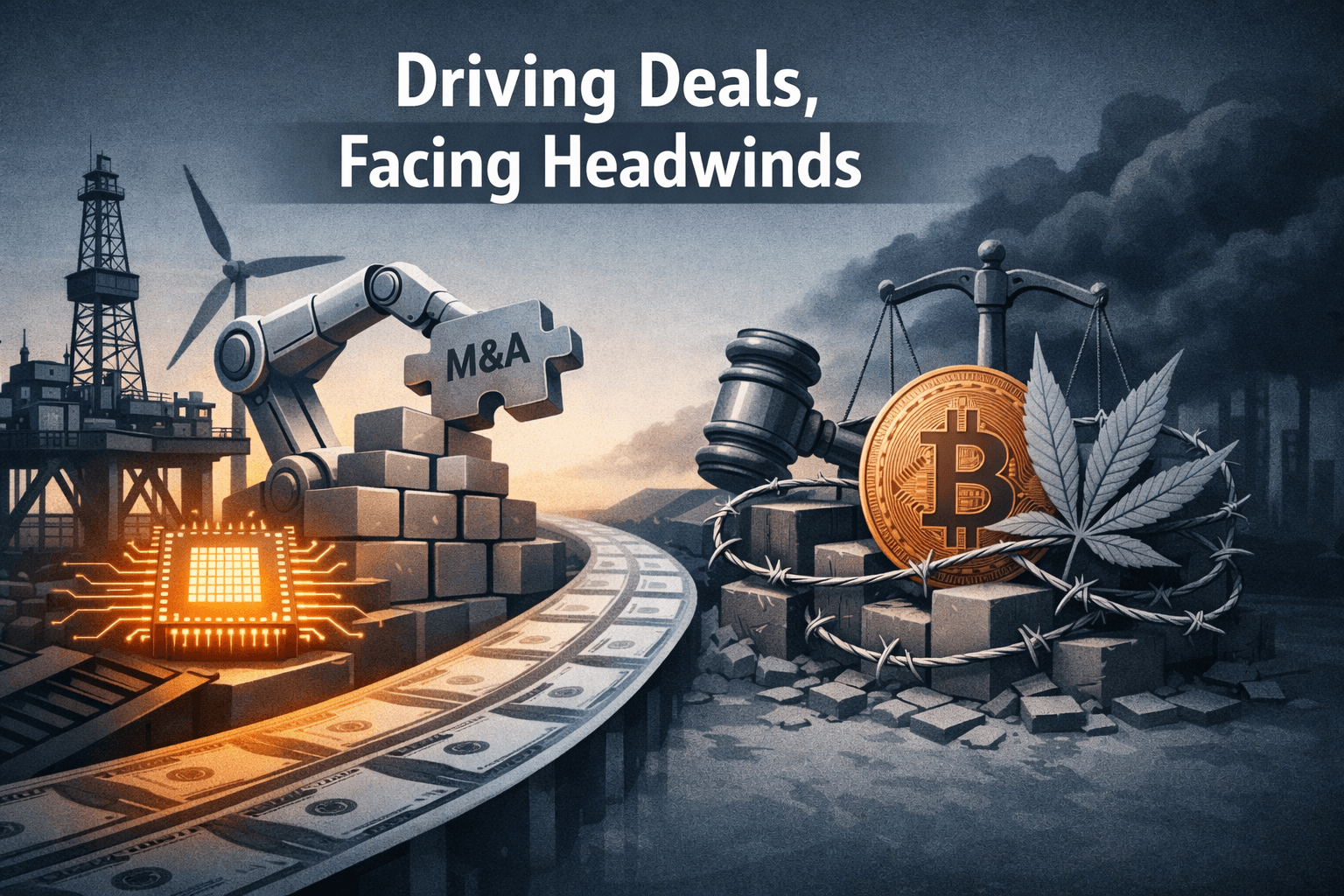 AI and Energy Drive a Deal-Heavy Tape; Crypto and Cannabis Face Regulatory Headwinds