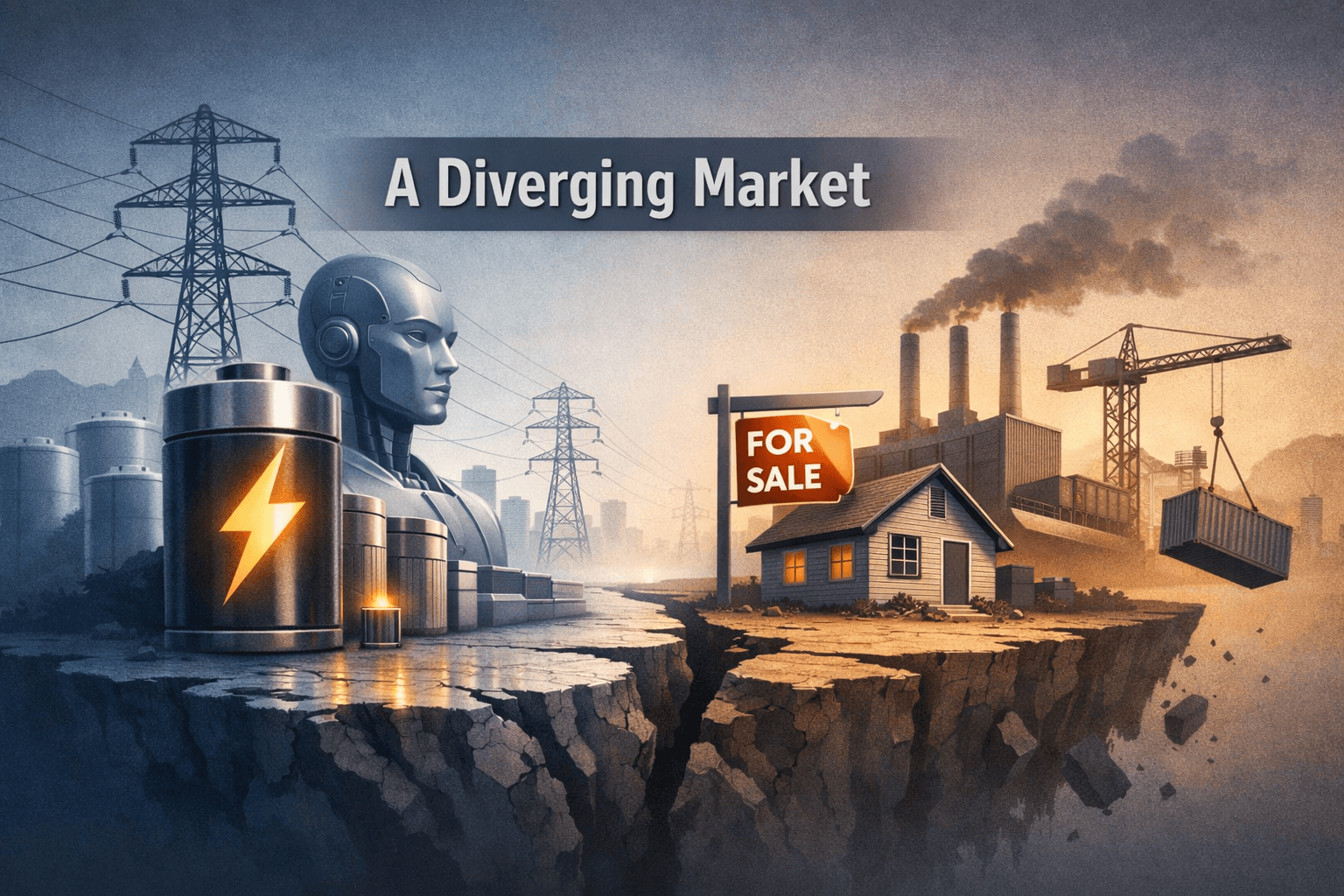 Storage, AI and Supply Chains Drive a Mixed Market — Utilities, Materials and Tech Outperform as Rate and Policy Headwinds Pressure Real Estate and Industrials