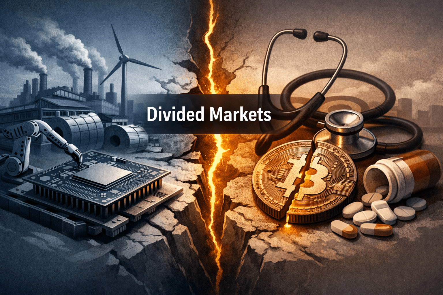 Reshoring, Renewables and AI Drive Divergence: Industrials, Energy and Materials Lead as Healthcare and Crypto Face Headwinds