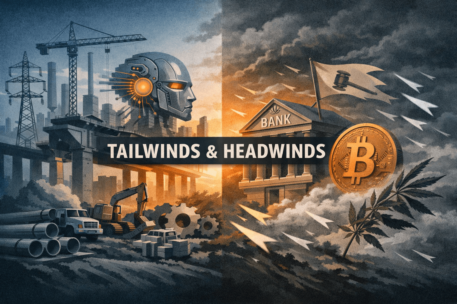 Infrastructure, AI and Regulatory Crosswinds Define the Tape: Utilities, Industrials and Materials Lead While Banks and Crypto Face Headwinds