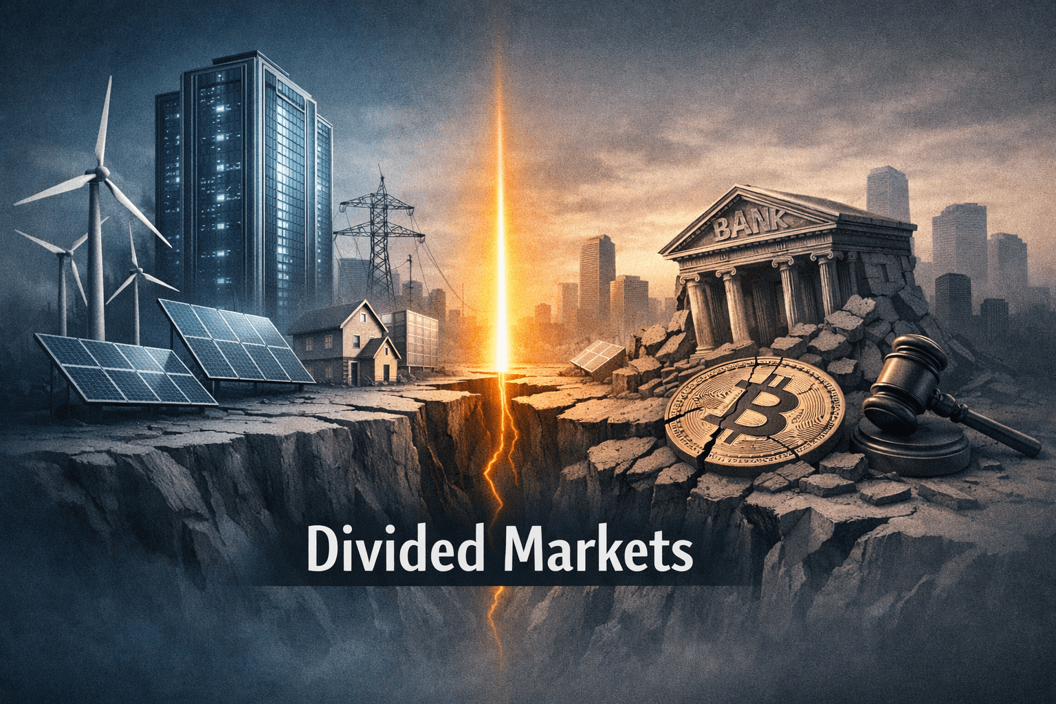 AI, Energy and Deal Flow Steer a Mixed Market: Tech and Real Estate Outpace Crypto and Banks