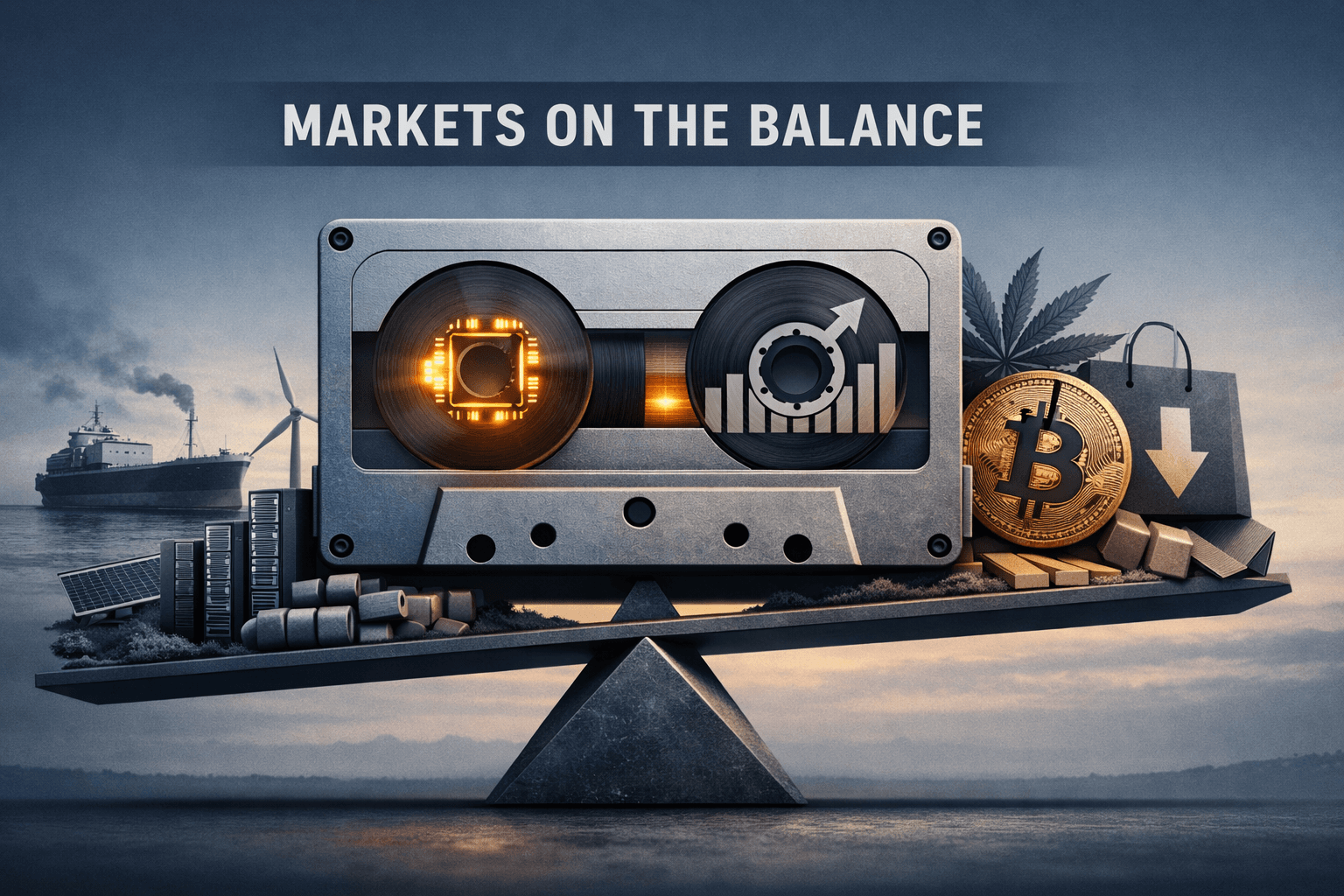 AI, Storage and Capital Flows Drive a Mixed Tape — Neutral Day as Policy, Supply Risks Keep Markets Choppy