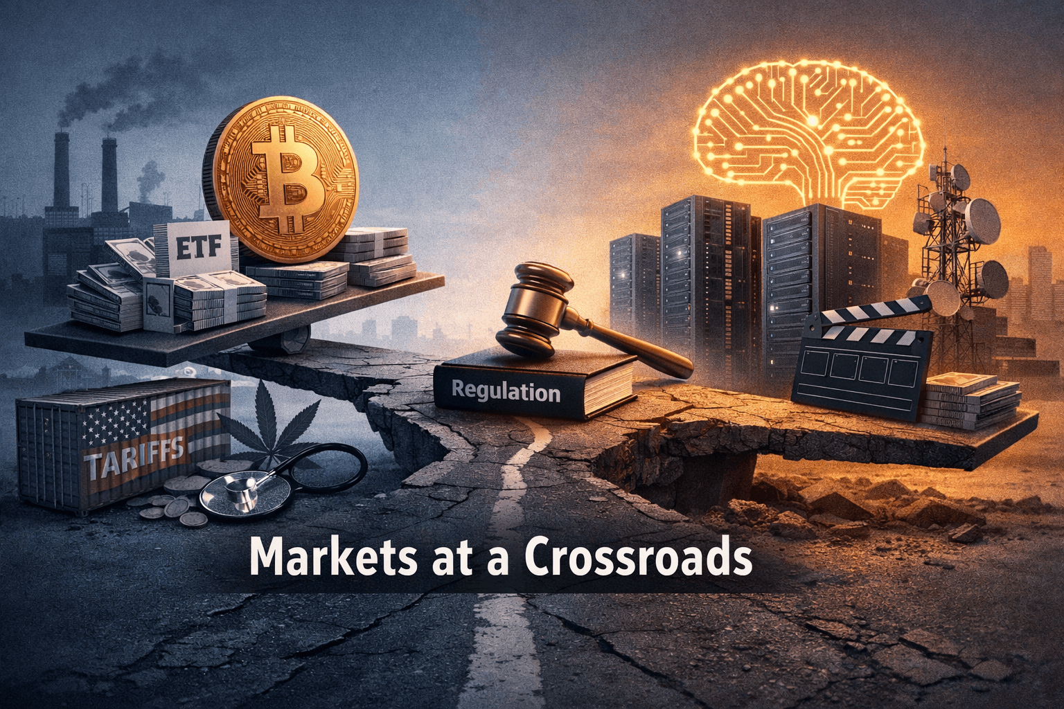 Regulation, AI and Energy Risk Steer a Patchwork Market; Bitcoin’s Rally and Data‑Center Demand Stand Out