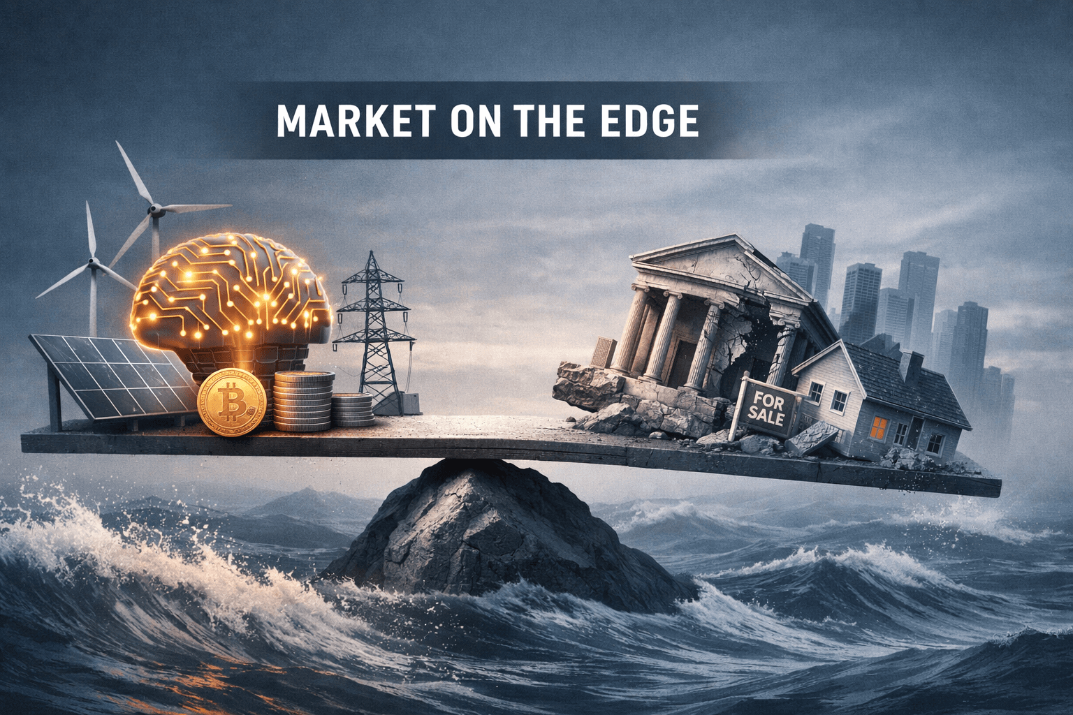 AI, Energy Transition and Policy Noise Shape a Choppy Market — Tech and Clean‑energy Lead, Finance and Real Estate Feel the Heat