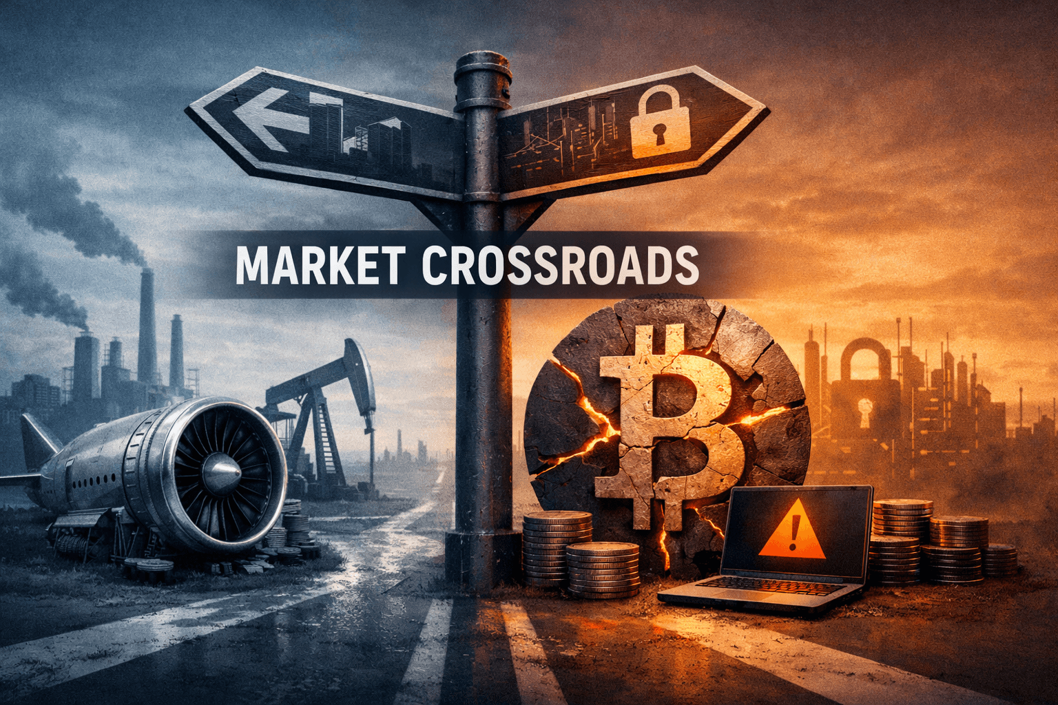 Market Crossroads: Energy and Industrials Lead as Tech, Crypto Face Legal and Security Headwinds