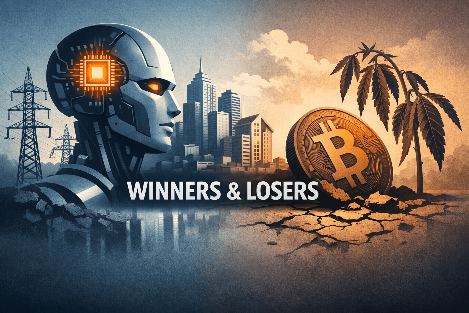 AI, Energy Supply and Real-Estate Deal Flow Drive a Mixed Market: Winners in Tech, Energy and Property; Crypto and Cannabis Under Pressure