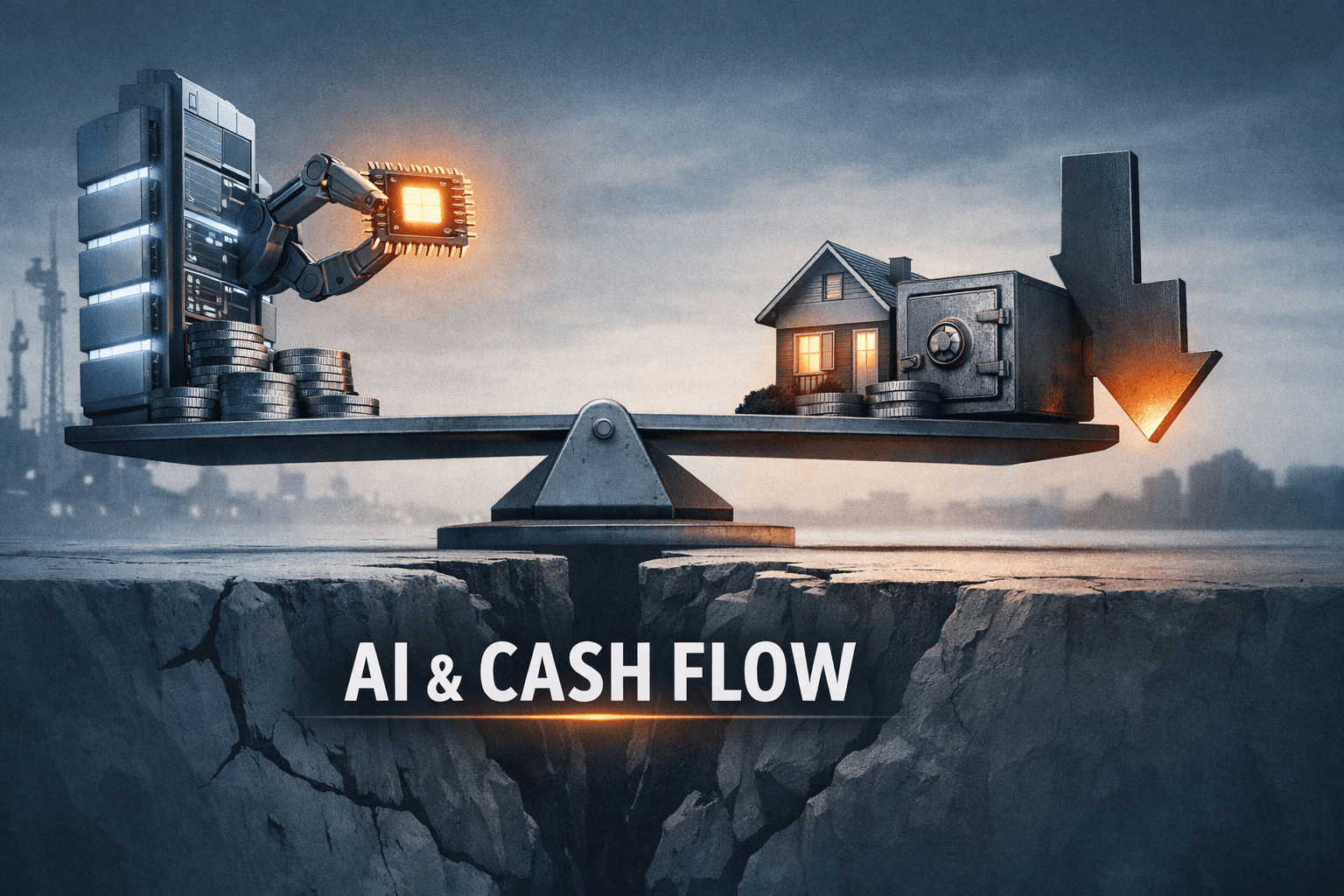 AI & Cash Flow: This Week’s Cross‑Sector Tradeoffs — Valuation Resets, Data‑Center Momentum, and Income Preference
