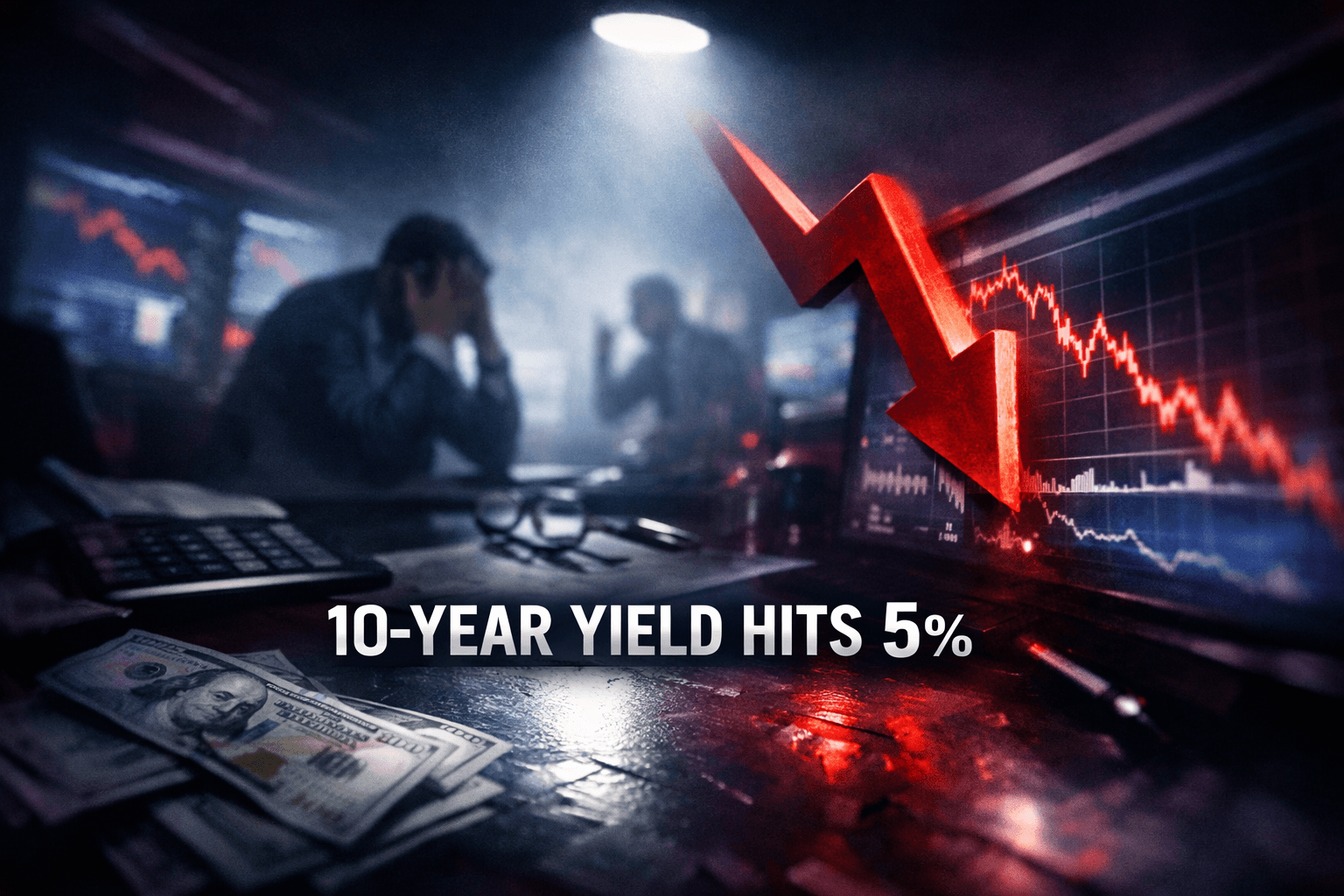 10-Year Treasury Yield Briefly Tops 5% - Sep 14