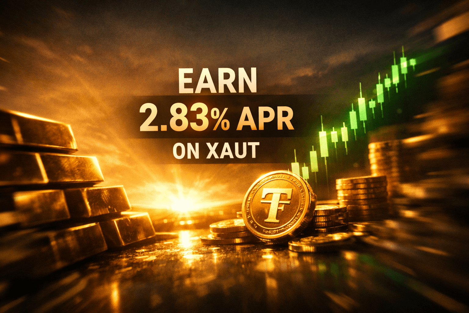 Bybit Xaue 2.83% Fixed Apr on Xaut - Oct 27