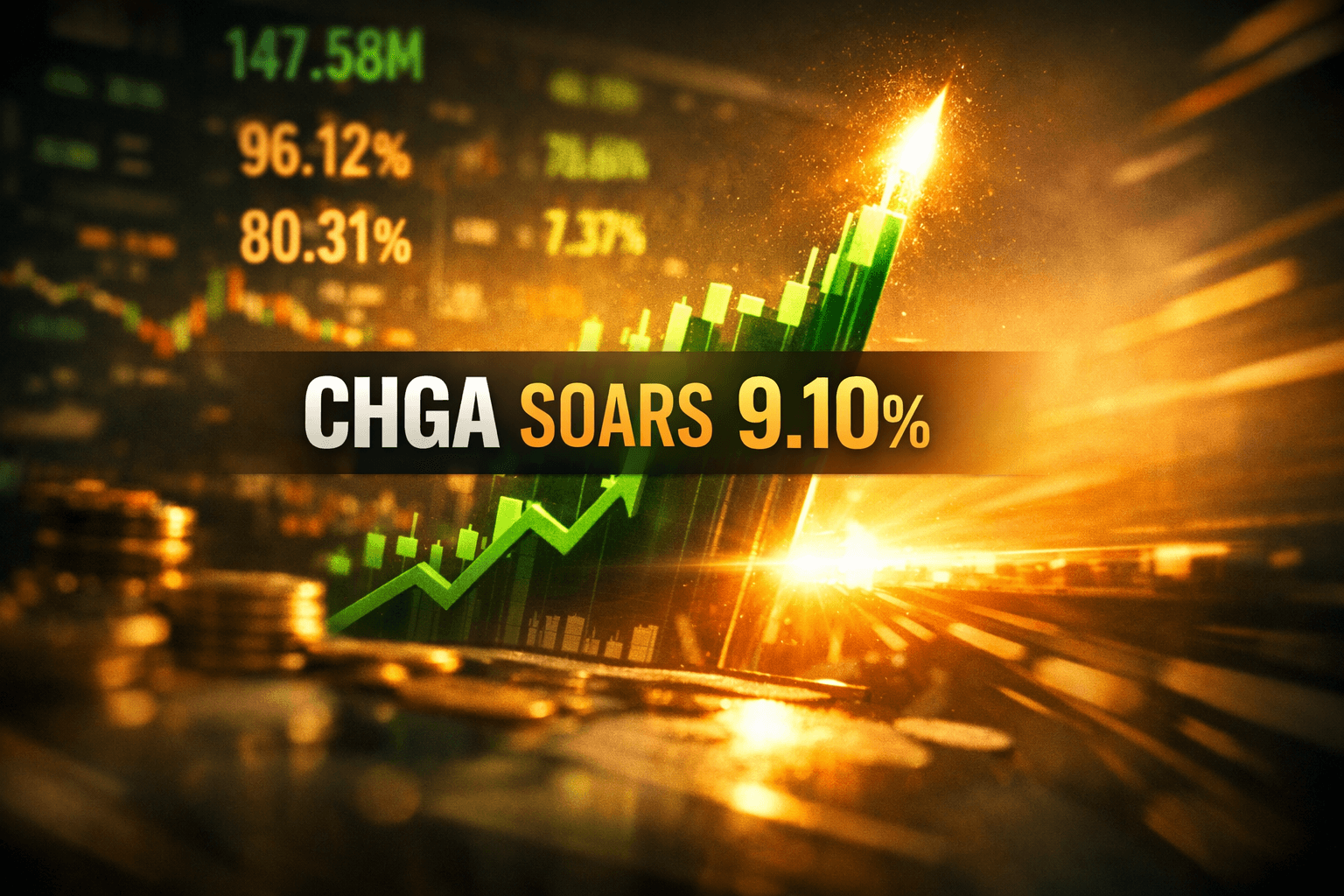 Chga Rises +9.10% in the Last Trading Day - Aug 29