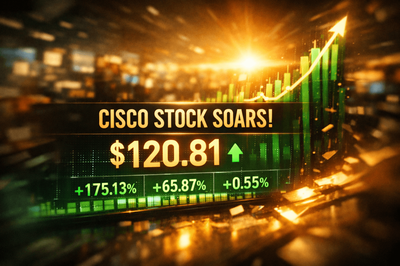 Cisco Systems Stock Hits All-Time High of $120811 - May 29