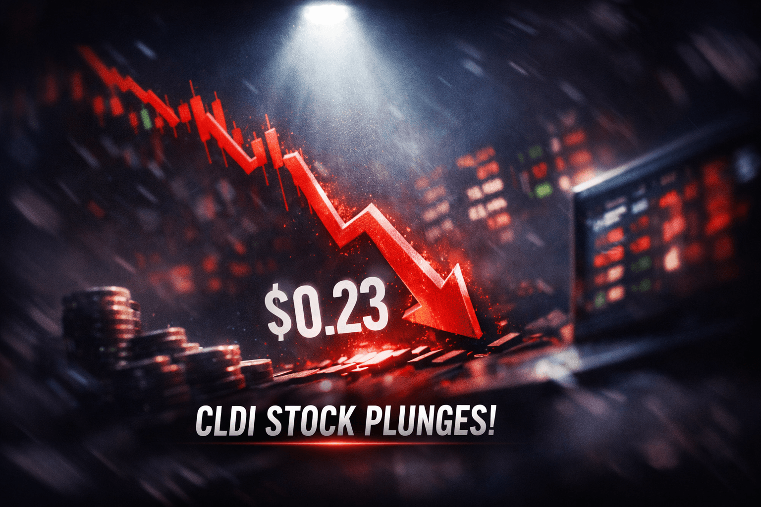 Cldi Falls -4.29% in Today's Trading - Apr 29