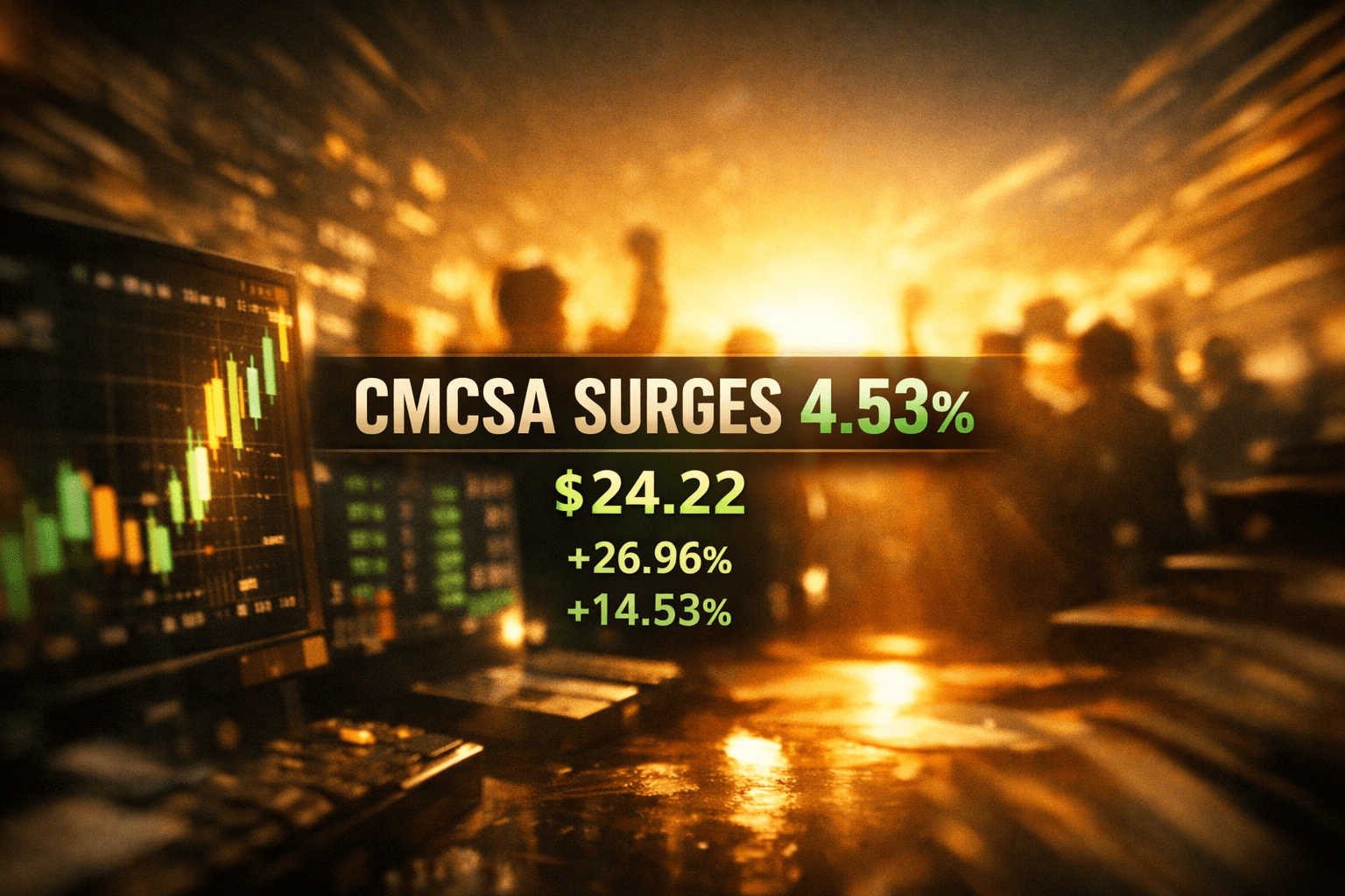 CMCSA Rises +4.53% in Today's Trading - Jun 30
