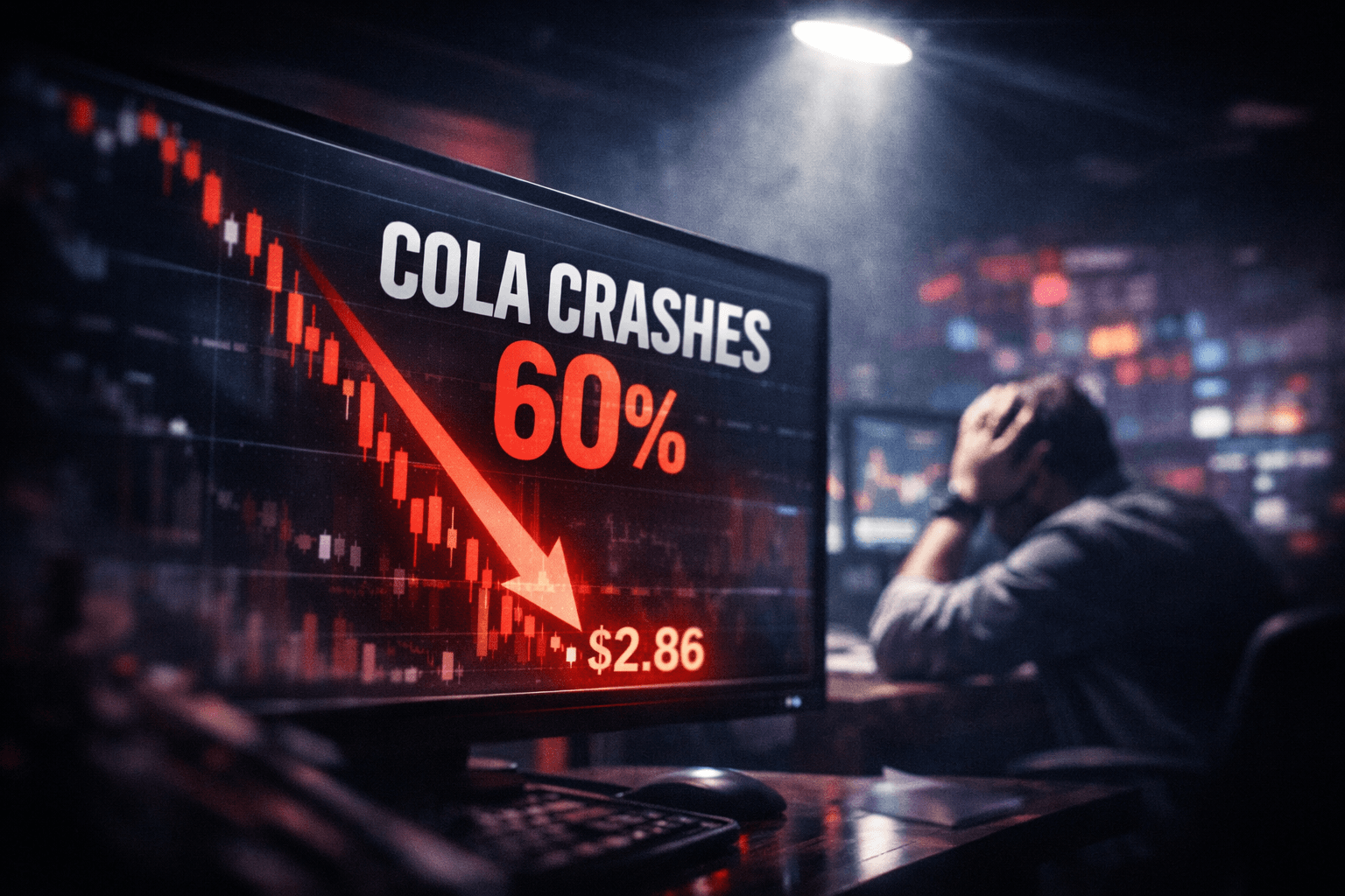 Cola Drops -60.82% in the Last Trading Day - Oct 3