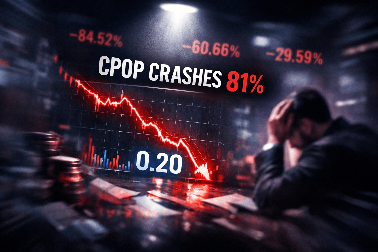 Cpop Drops -81.43% in Last Trading Day - Jun 13
