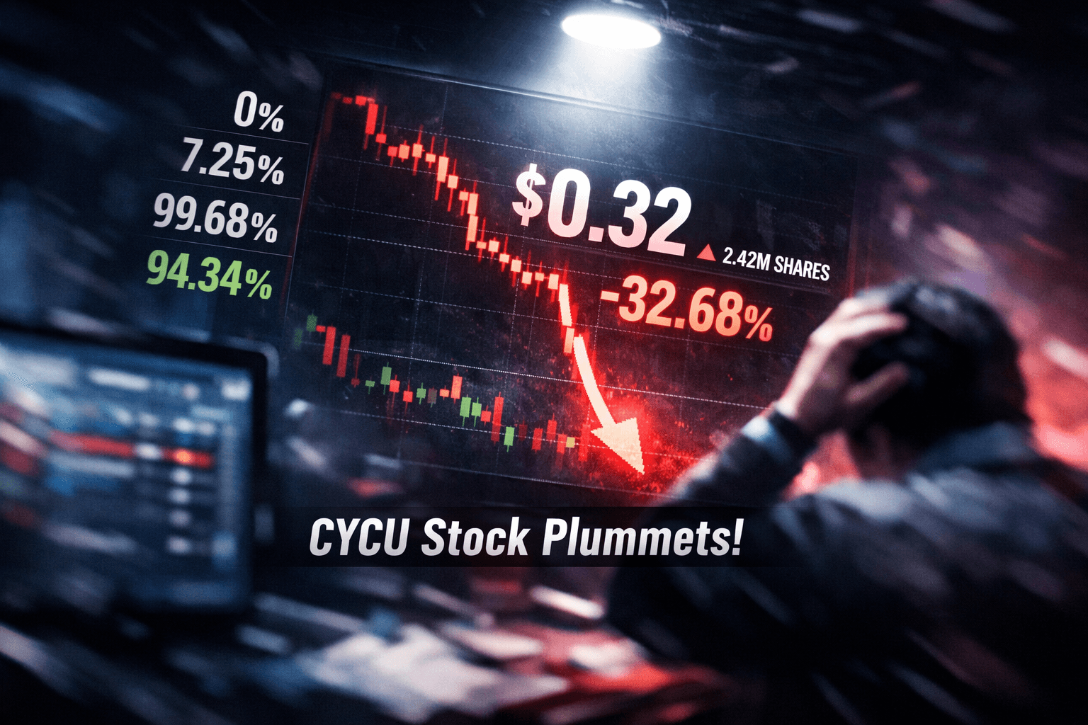 Cycu Drops -32.68% in the Last Trading Day - Jul 18