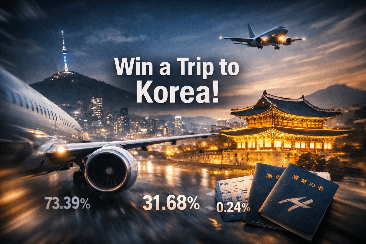 Discover Korea Quiz: Win Round-Trip Flights - Oct 9