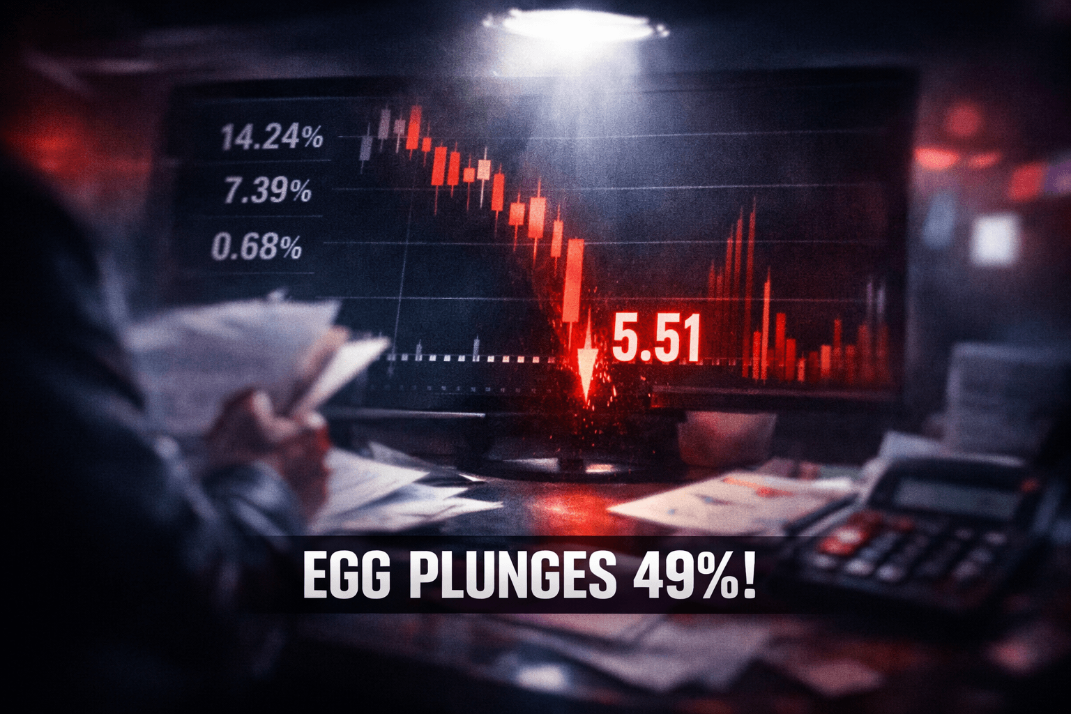 Egg Drops -49.22% in the Last Trading Day - Jun 6