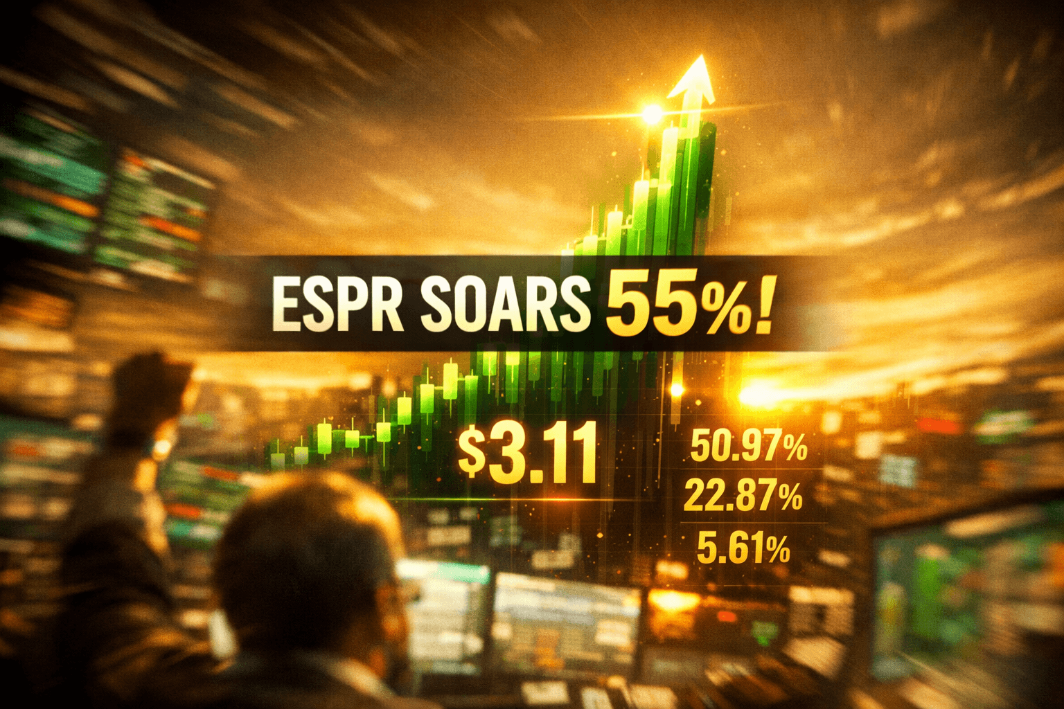 Espr Rises +55.50% in the Last Trading Day - May 2