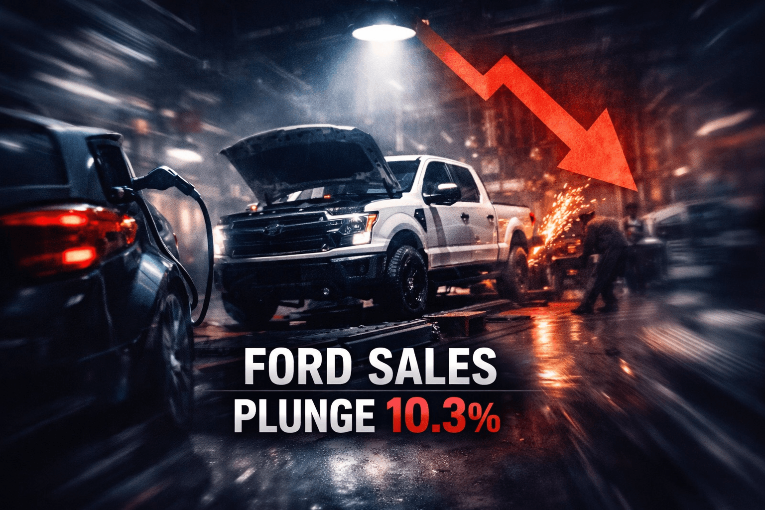 Ford Q2 Sales Drop 10.3% - Jul 2
