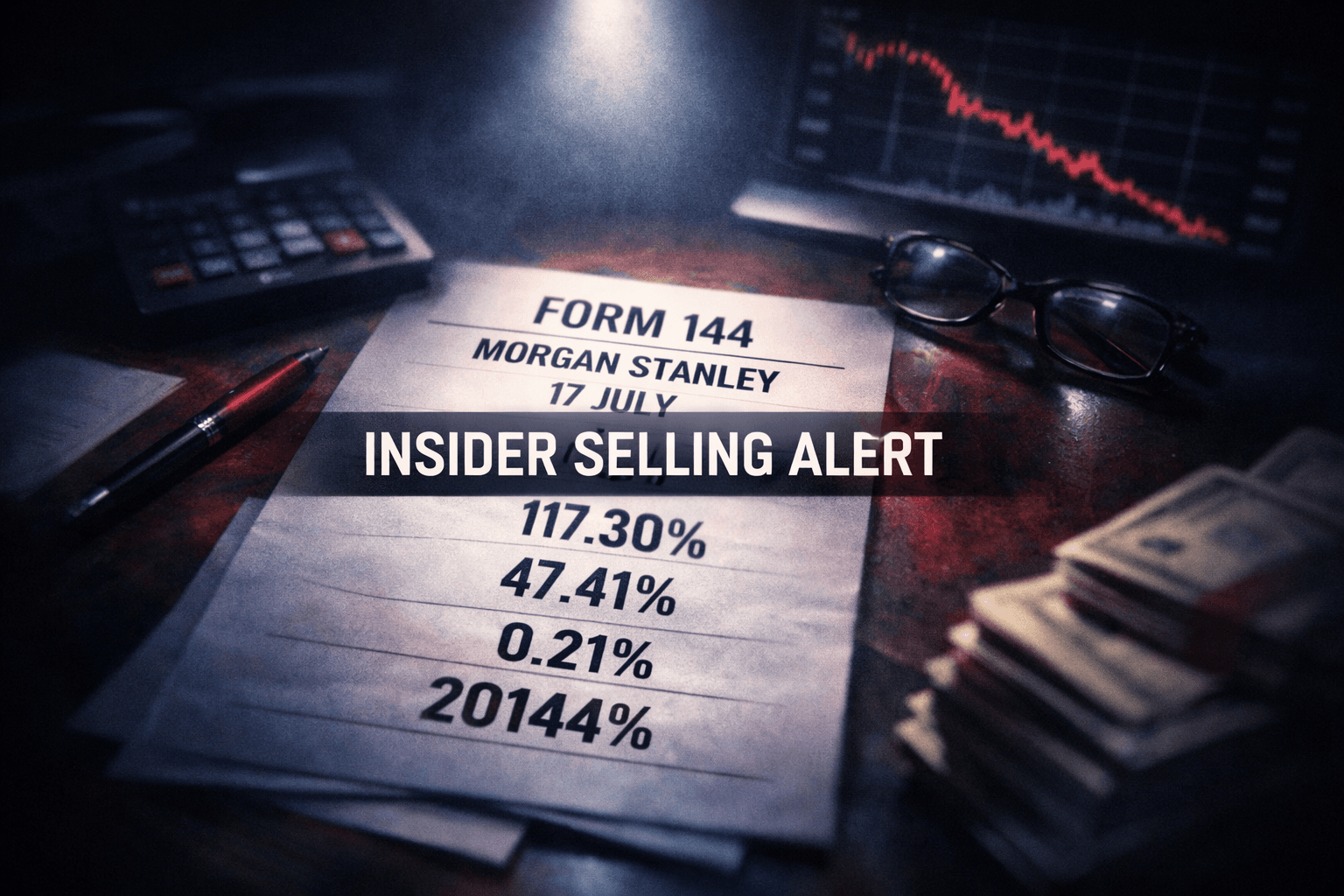 Form 144 Morgan Stanley for: 17 July