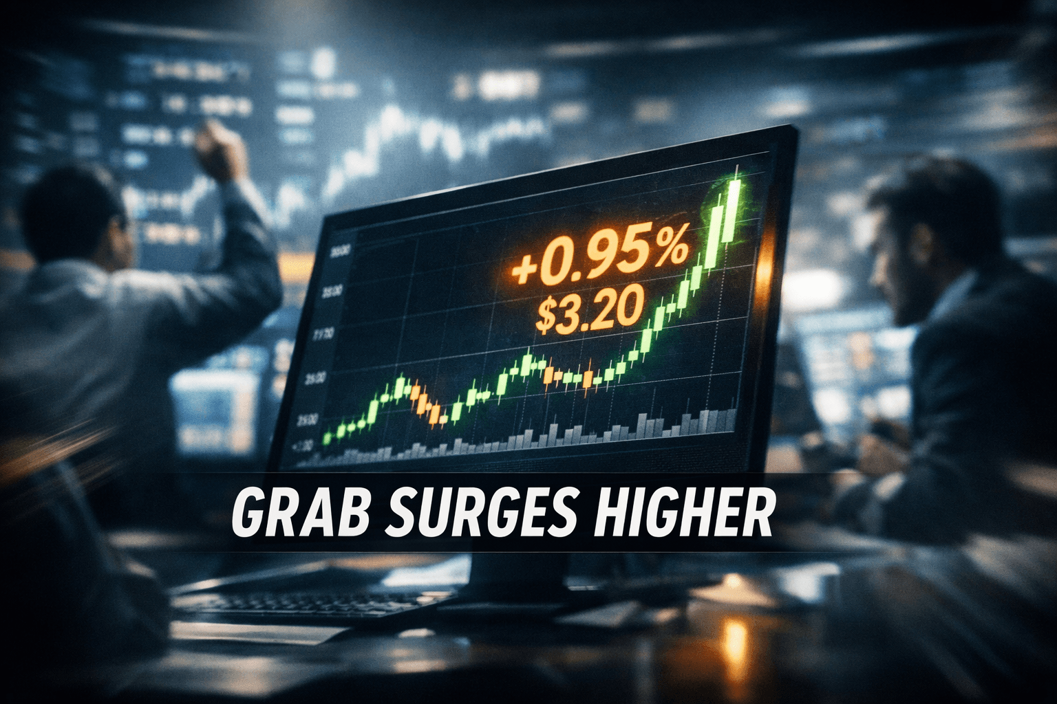 Grab Rises +0.95% in Today's Trading - Sep 24