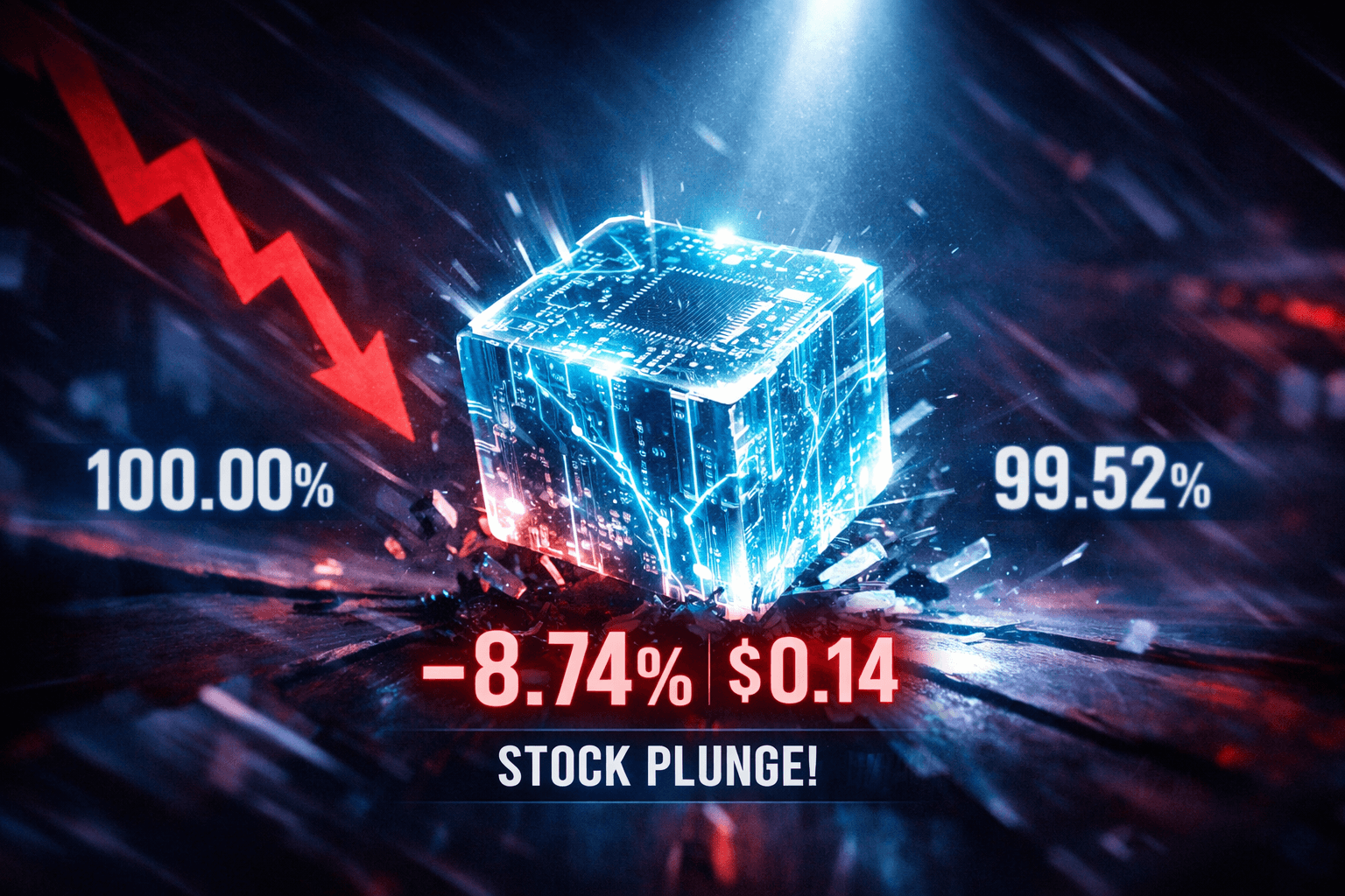 Hubc Falls -8.74% in the Last Trading Day - May 16
