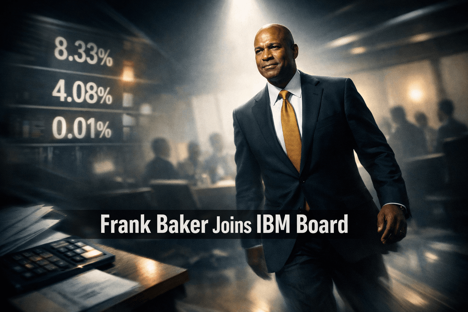 IBM Elects Frank Baker to Its Board of Directors - Oct 1