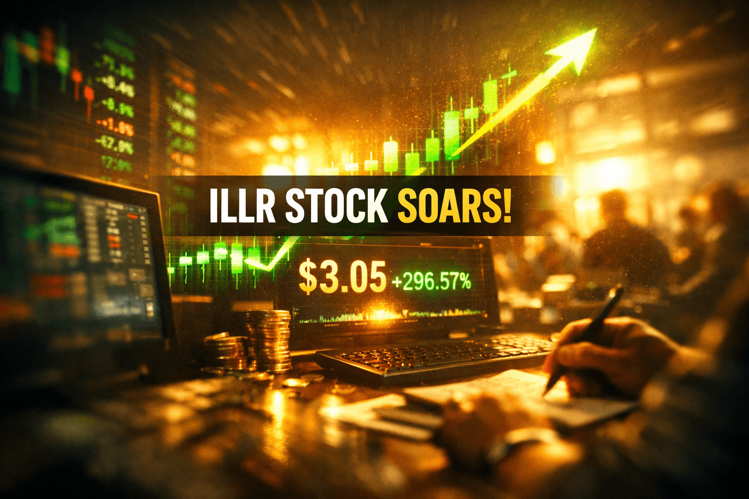 Illr Surges +296.57% in Today's Trading - Jun 27