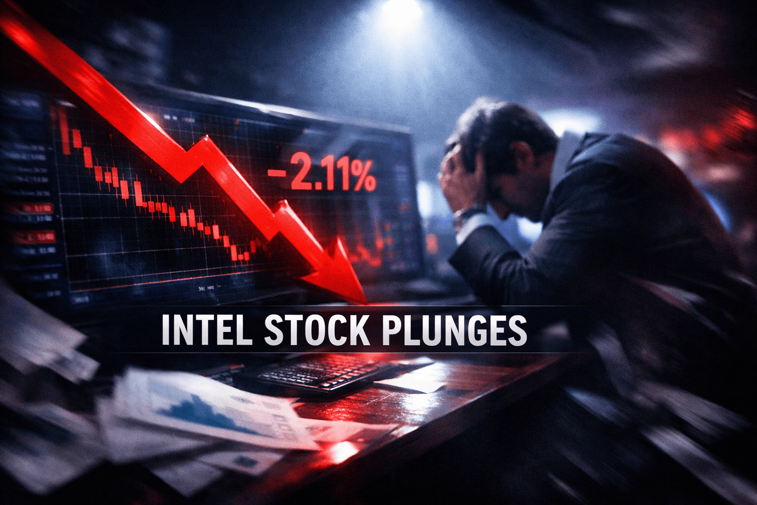 INTC Falls -2.11% in Today's Trading - Apr 15
