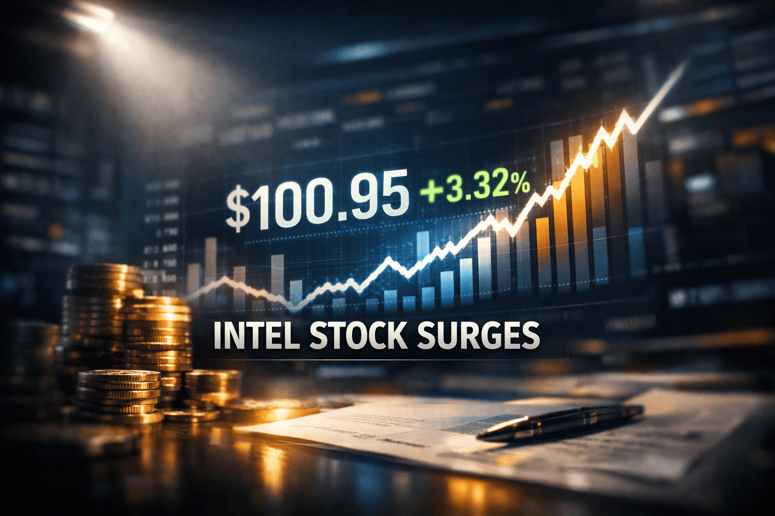 INTC Rises +3.32% in Today's Trading - Aug 13